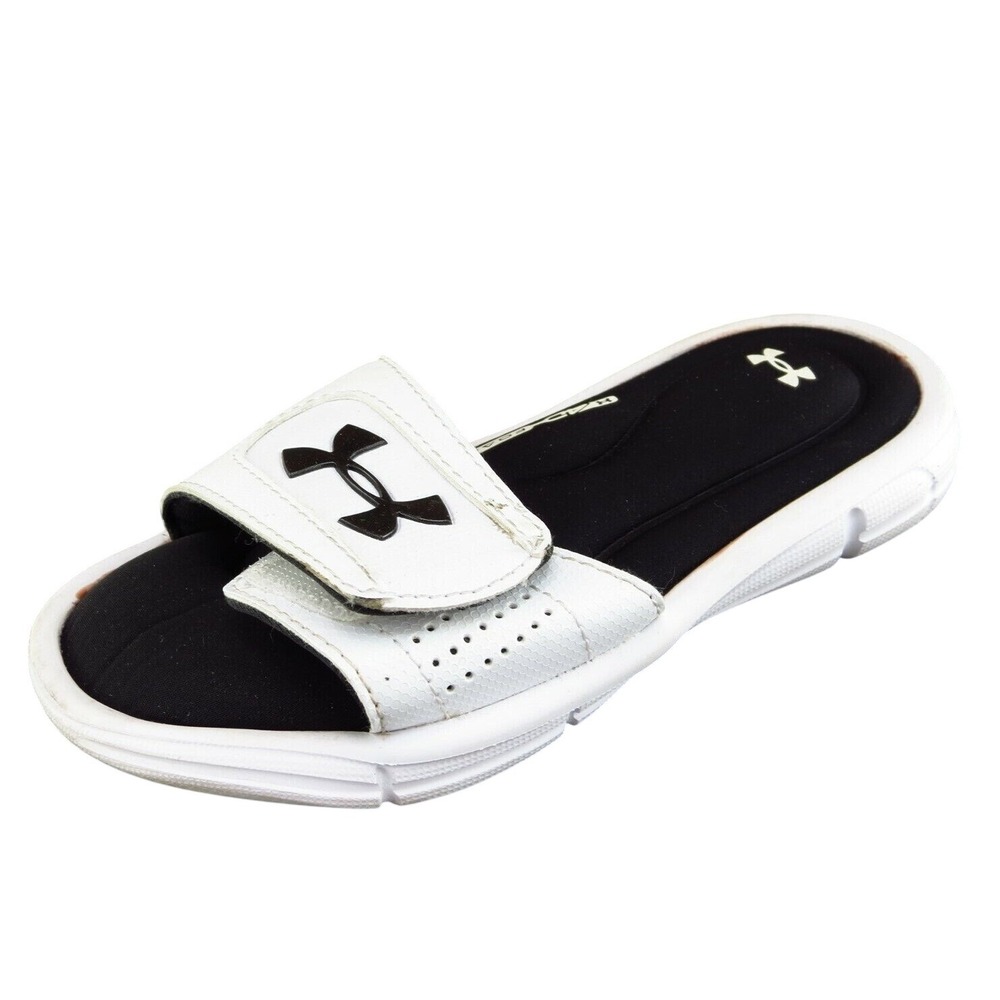 Under Armour Toddler‎ Unisex 11 Medium White Slide Synthetic